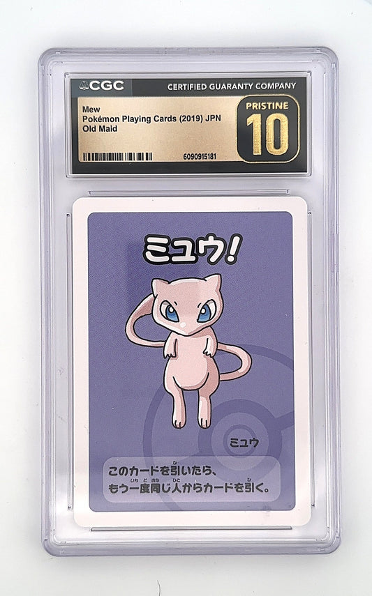 CGC Pristine 10
Mew - Pokemon Playing Cards (2019) JPN
Old Maid CGC PRISTINE 10 — front