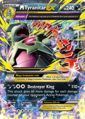 M Tyranitar EX #43/98 — stock