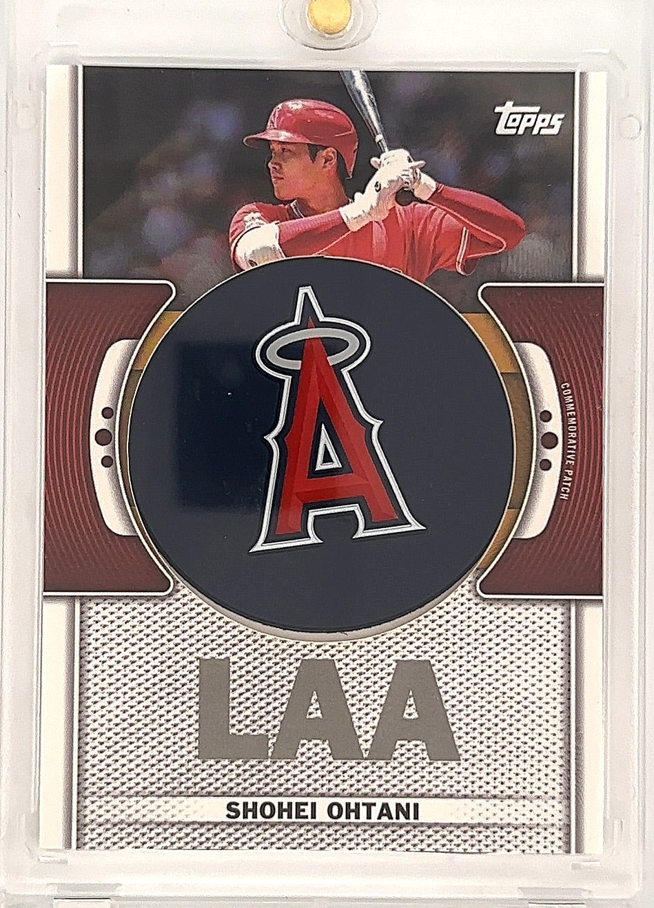 2023 Topps Team Logo Patch Shohei Ohtani [Blue] #TLP-SO — front