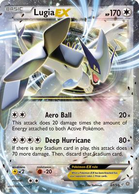 Lugia EX #68/98 — stock