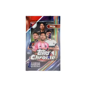 2026 Topps MLS Major League Soccer Chrome Hobby Box