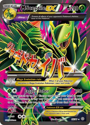 M Sceptile EX (85 Full Art) #85/98 — stock