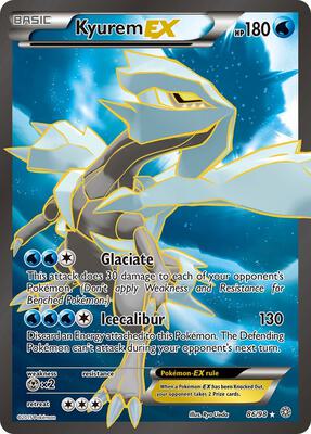 Kyurem EX (86 Full Art) #86/98 — stock
