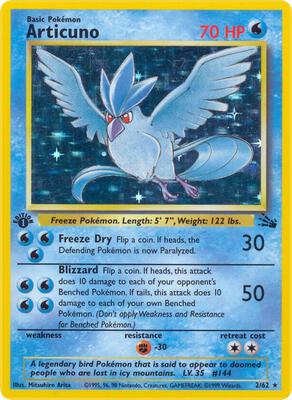 Articuno (2) #02/62 — stock