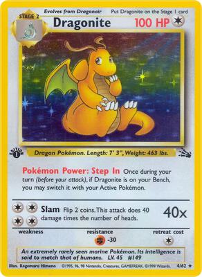 Dragonite (4) #04/62 — stock