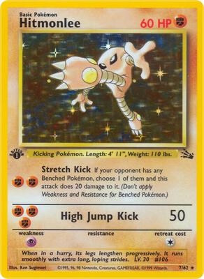Hitmonlee (7) #07/62 PSA NM-MT 8 — stock