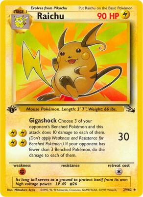 Raichu (29) #29/62 — stock