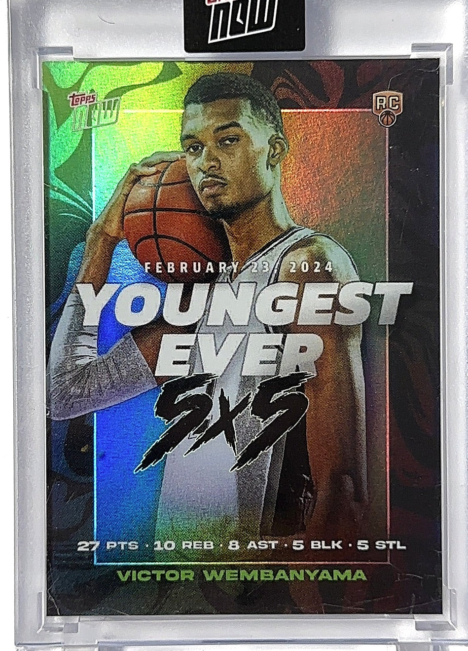 2024 Topps Now Victor Wembanyama #VW-2 — front