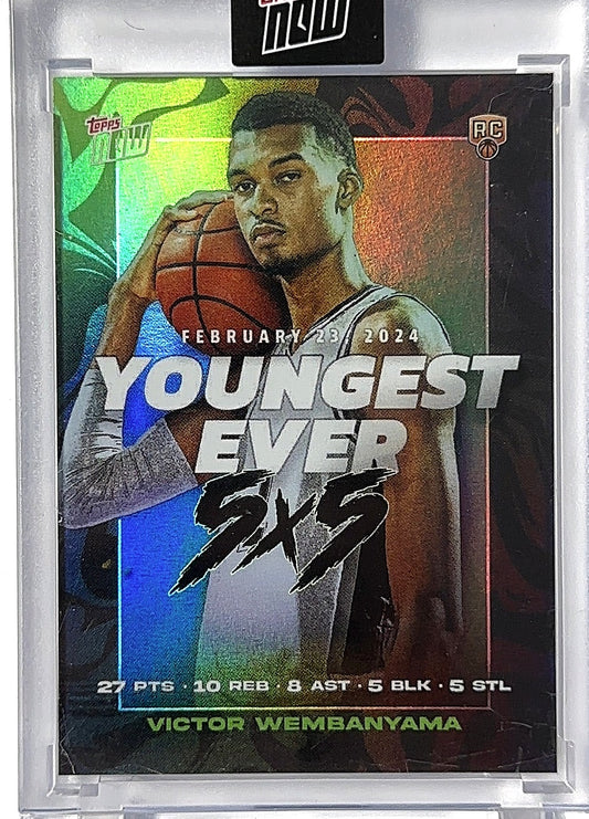 2024 Topps Now Victor Wembanyama #VW-2 — front