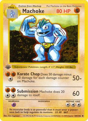 Machoke #034/102 — stock