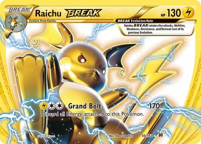 Raichu BREAK #50/162 — stock