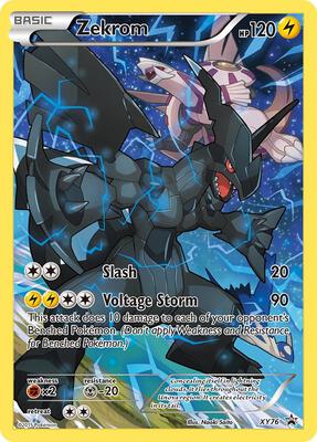 Zekrom (Full Art Promo) #XY76 — stock