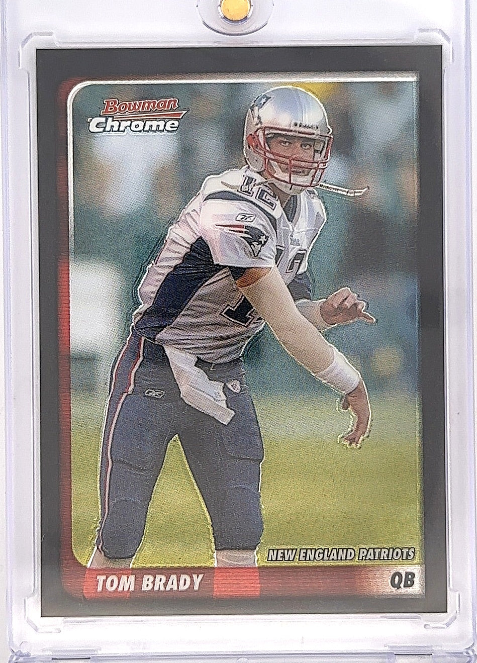 2003 Bowman Chrome Tom Brady #14 — front