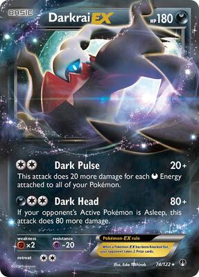 Darkrai EX #74/122 — stock