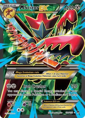 M Scizor EX (Full Art) #120/122 — stock