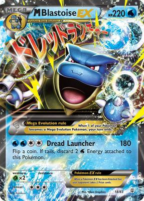 M Blastoise EX #18/83 — stock
