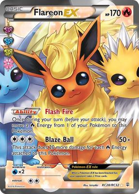 Flareon EX (Full Art) #RC28/RC32 — stock