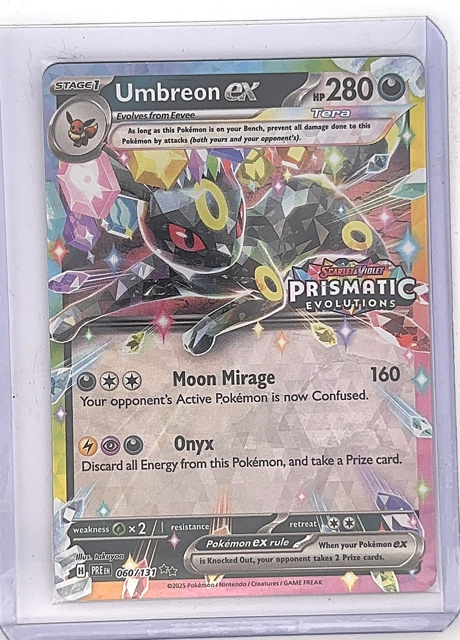 Umbreon ex - 060/131 (Prismatic Evolutions Stamp) #060/131 — front