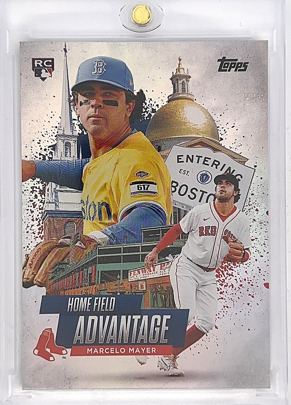 2025 Topps Update Homefield Advantage Marcelo Mayer #HA-47 — front