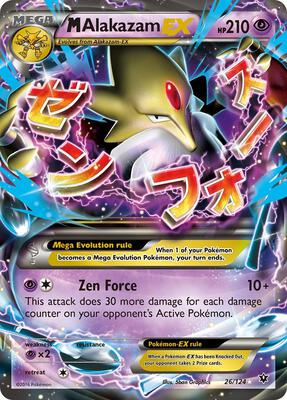 M Alakazam EX XY - Fates Collide #26/124 — stock