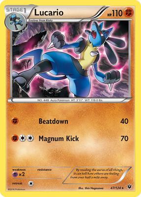Lucario (47) #47/124 — stock