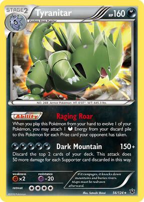 Tyranitar #56/124 — stock
