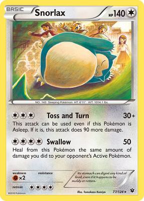 Snorlax #77/124 — stock