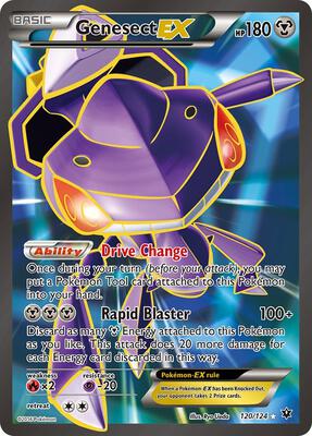 Genesect EX (Full Art) #120/124 — stock