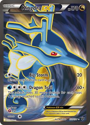 Kingdra EX (Full Art) #122/124 — stock