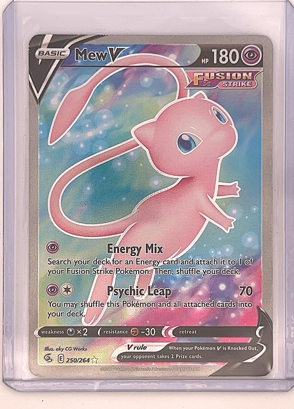 Mew V (Full Art) #250/264 — front