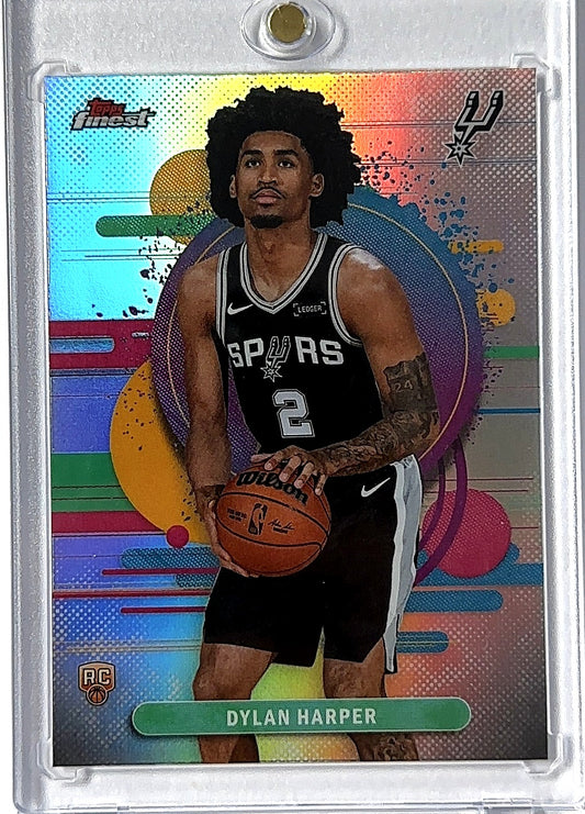 2025 Topps Finest Dylan Harper [Refractor] #102 RC — front