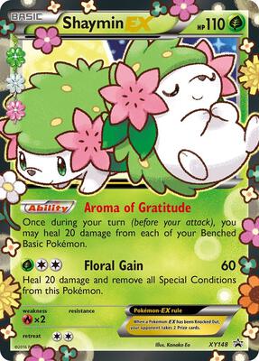Shaymin EX #XY148 — stock