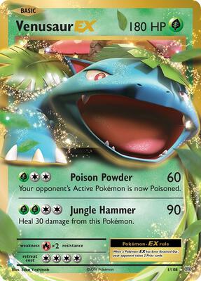 Venusaur EX #1/108 — stock