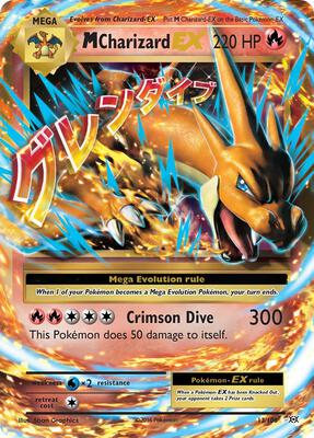 M Charizard EX #13/108 — stock