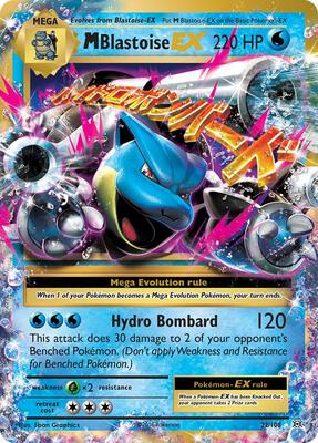 M Blastoise EX #22/108 — stock