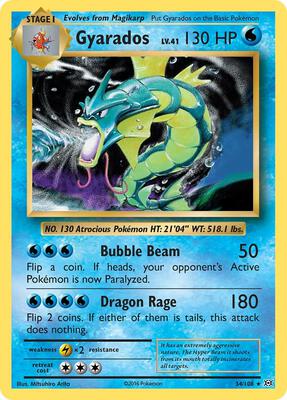 Gyarados #34/108 — stock