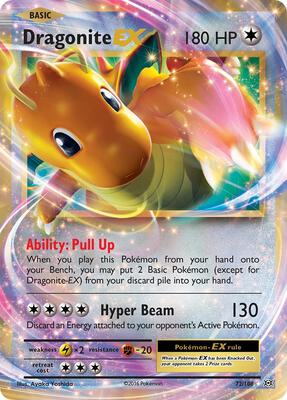 Dragonite EX #72/108 — stock