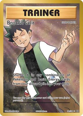 Brock's Grit (Full Art) #107/108 — stock