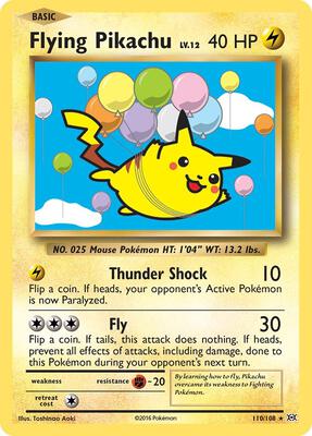 Flying Pikachu #110/108 — stock