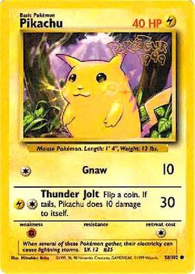 Pikachu - 58/102 (PokeTour 1999) #058/102 PSA EX-MT 6 — stock
