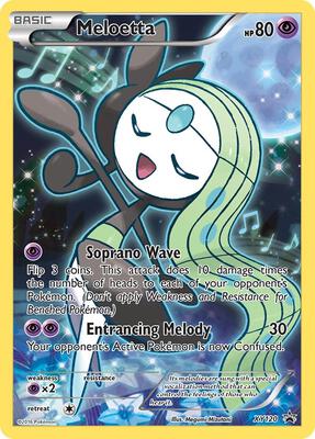 Meloetta - XY120 #XY120 — stock