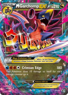 M Garchomp EX - XY168 #XY168 — stock