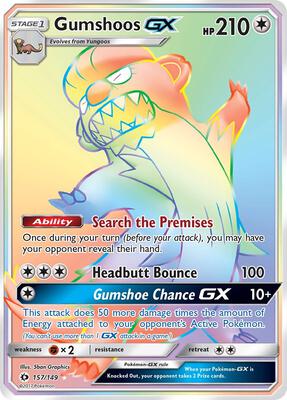 Gumshoos GX (Secret) #157/149 — stock