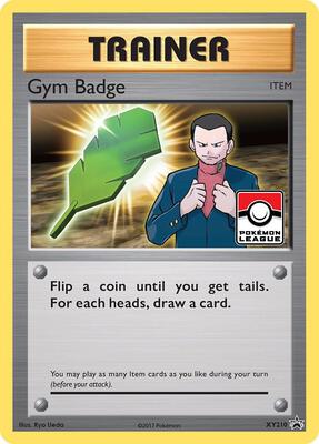 Gym Badge (Giovanni) #XY210 — stock