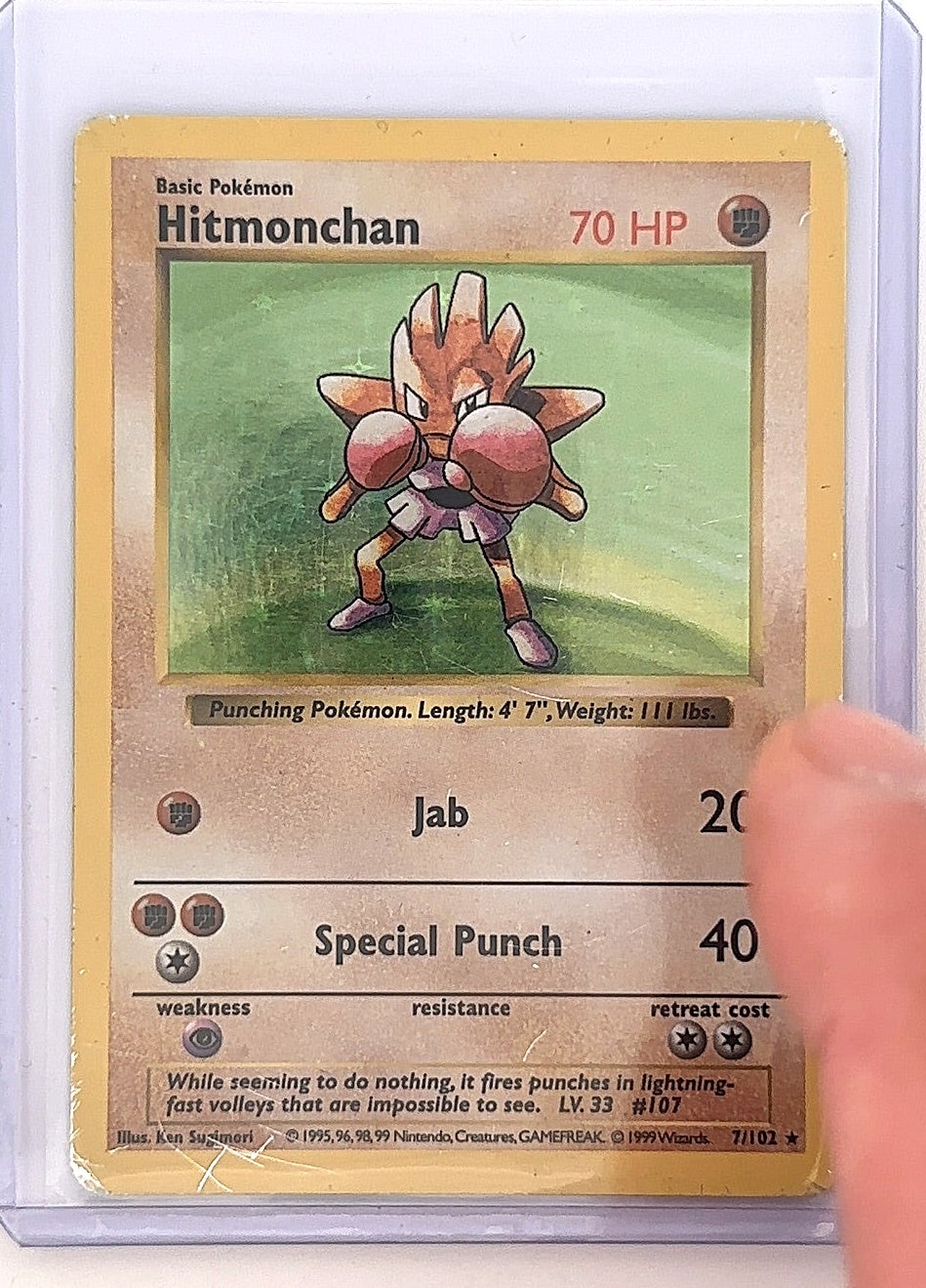 Hitmonchan #007/102 — front
