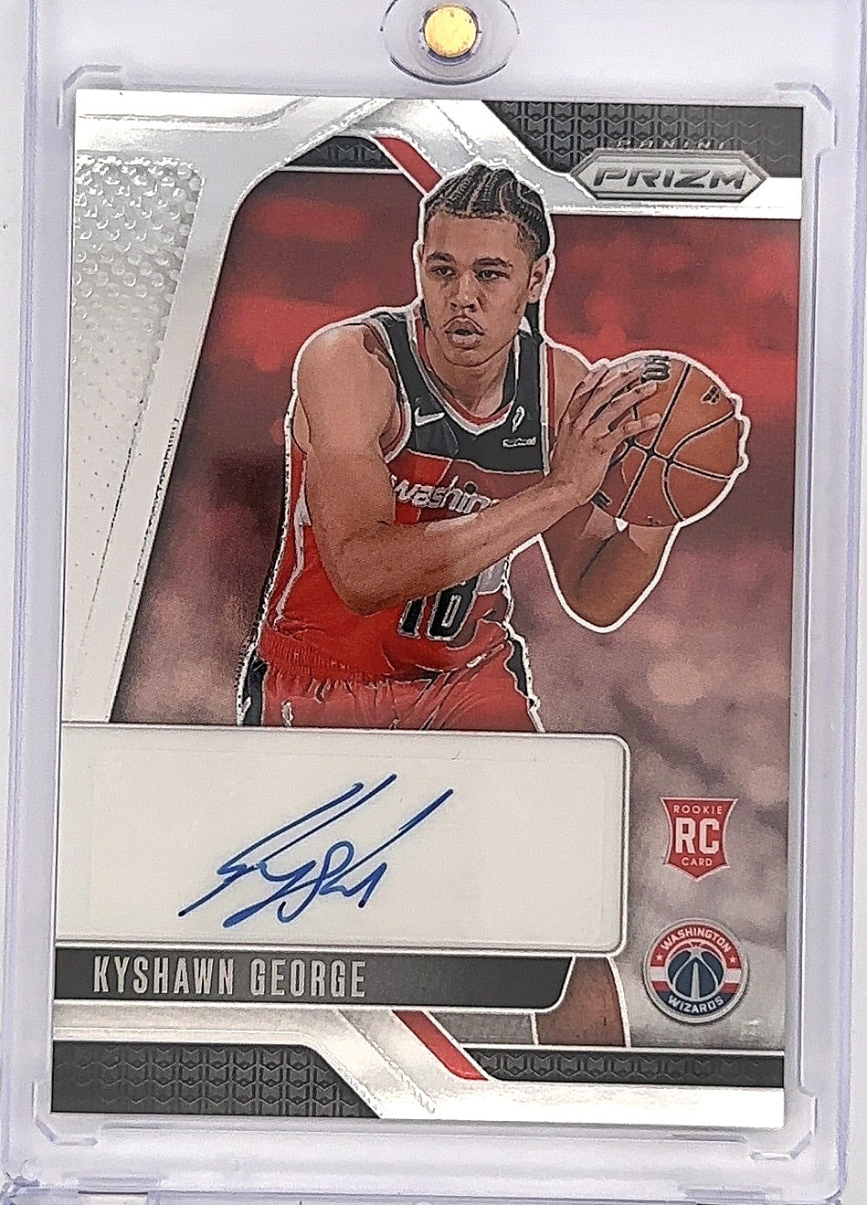 2024 Panini Prizm Rookie Signature Kyshawn George #RSI-KGW — front