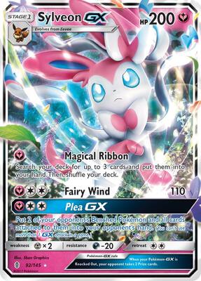 Sylveon GX #92/145 — stock