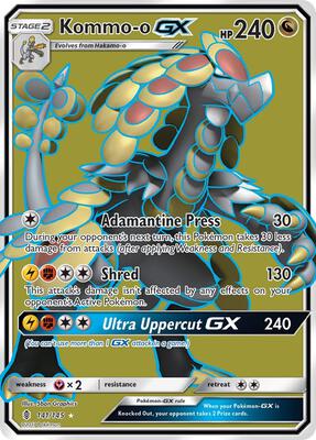 Kommo-o GX (Full Art) #141/145 — stock