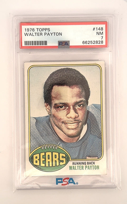 1976 Topps Walter Payton #148 PSA 7 — front