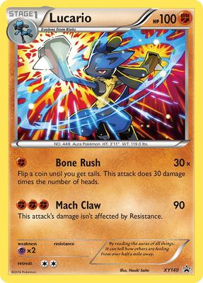 Lucario - XY140 #XY140 — stock